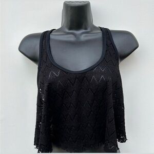 Lace CoverUp Croptop